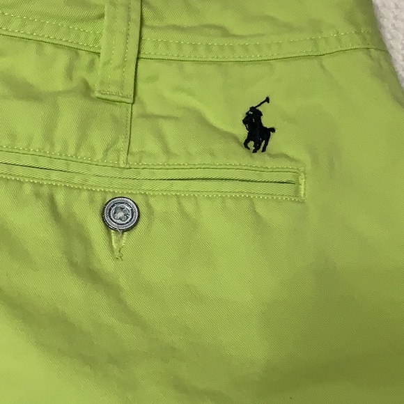 Polo shorts fun green color EUC worn once - Picture 3 of 8